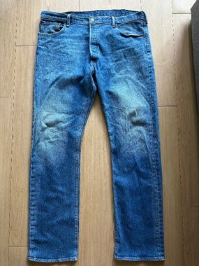 Levi's Men's Jeans 501 40x34 Button Closure